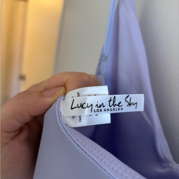 Lavender ruffled maxi dress — worn once for bachelorette. - Picture 4 of 5